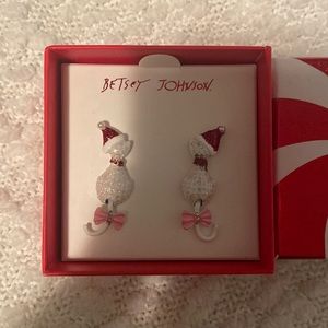 Christmas Cat Earrings